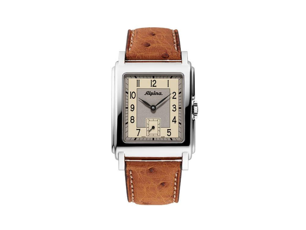 Reloj Automático Alpina Alpiner Heritage Carrée 140 Años, Plata, AL-530SAC3C6