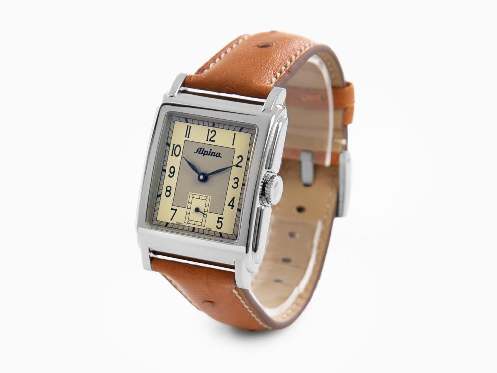 Reloj Automático Alpina Alpiner Heritage Carrée 140 Años, Plata, AL-530SAC3C6