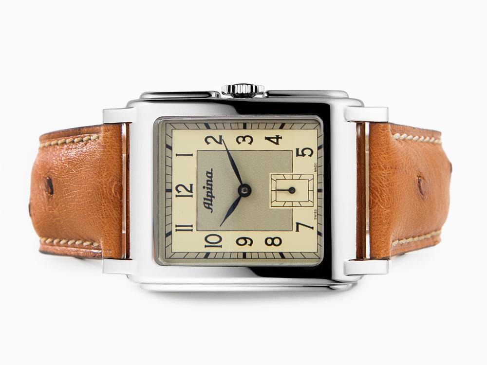 Reloj Automático Alpina Alpiner Heritage Carrée 140 Años, Plata, AL-530SAC3C6