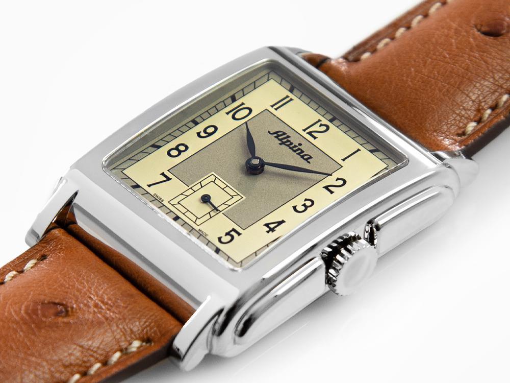 Reloj Automático Alpina Alpiner Heritage Carrée 140 Años, Plata, AL-530SAC3C6