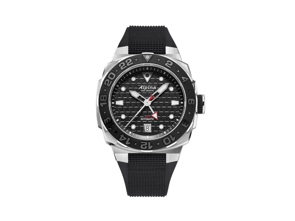 Reloj Automático Alpina Seastrong Diver Extreme GMT , Negro, 39 mm, AL-560B3VE6