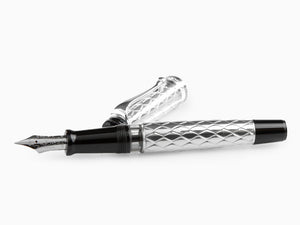 Pluma Estilográfica Aurora Riflessi en Plata .925 -G11