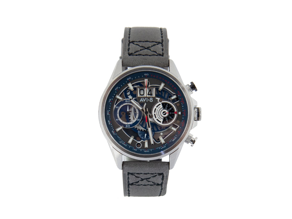 Reloj de Cuarzo AVI-8 Hawker Harrier II Matador, Azul, 45 mm, AV-4065-04