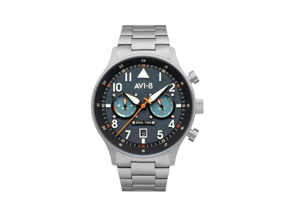 Reloj de Cuarzo AVI-8 Hawker Hurricane Carey Dual Time Gutersloh, AV-4088-22