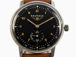 Reloj de Cuarzo Bauhaus, Negro, 36 mm, 2037-2