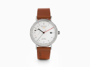 Reloj Automático Bauhaus, Blanco, 41 mm, Día, 2160-1