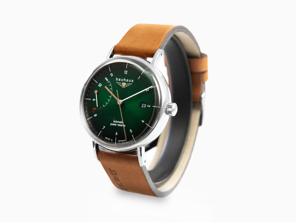 Reloj Automático Bauhaus, Verde, 41 mm, Día, 2160-4