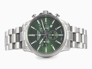 Reloj de Cuarzo Bauhaus Aviation, Titanio, Verde, 42 mm, Cronógrafo, 2880M-4