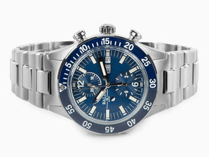 Reloj Automático Ball Roadmaster Rescue Chronograph, Azul, E.L., DC3030C-S1-BE