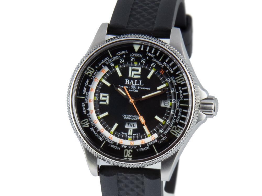 Reloj Automático Ball Engineer Master II Diver Worldtimer, COSC, DG2232A-PC-BK