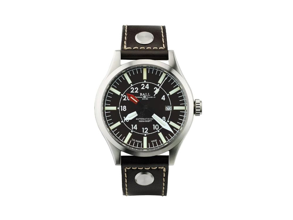 Reloj Ball Engineer Master II Aviator GMT, Ball RR1201, Marrón, GM1086C-LJ-BR