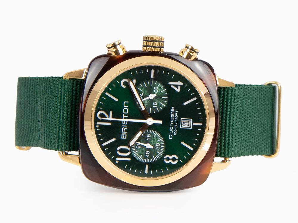 Reloj de Cuarzo Briston Clubmaster Classic, Verde, 40 mm, 15140.PYA.T.10.NBG