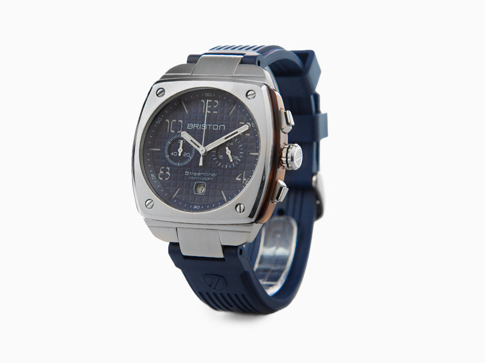 Reloj de Cuarzo Briston Streamliner Urban, Azul, 42 mm, 22142.S.T.15.RNB