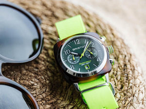 Reloj de Cuarzo Clubmaster Classic Summer Vibes British Green, 40 mm