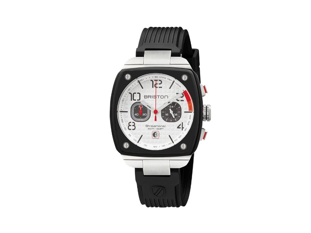 Reloj de Cuarzo Briston Streamliner Urban Chrono, Blanco, 24142.SA.B.2.RB