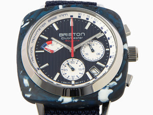 Reloj de Cuarzo Briston Clubmaster Regatta,"Les Plus Belles Baies du Monde", LE