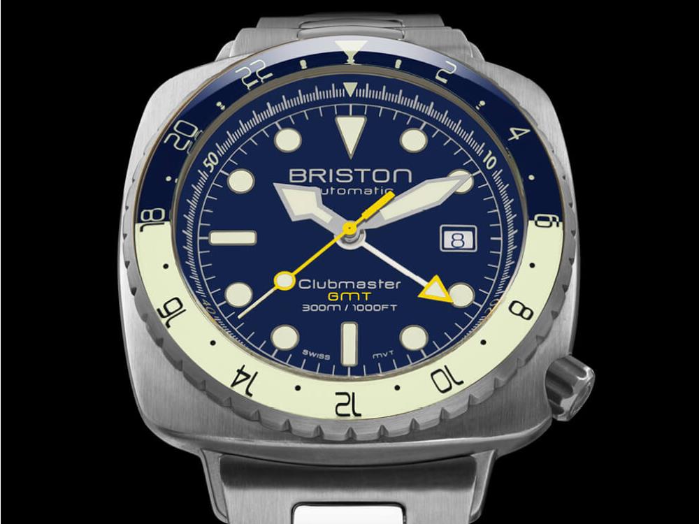 Reloj Automático Briston Clubmaster Diver Pro GMT, Acero, LE 24844.S.GP.15.SB