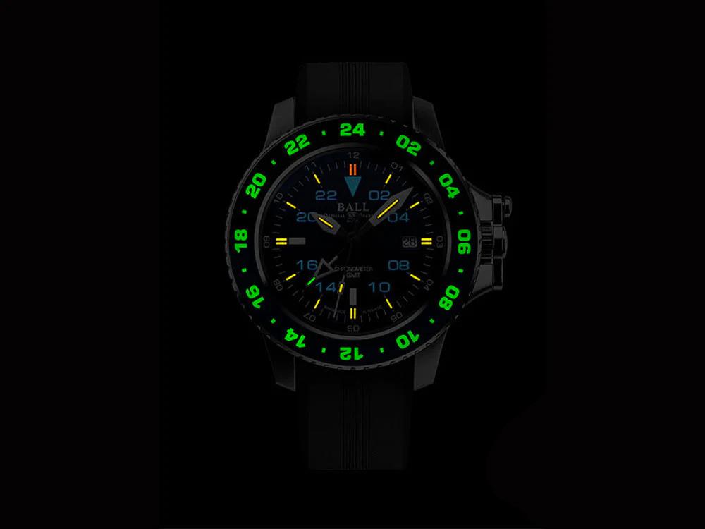 Reloj Automático Ball Engineer Hydrocarbon Aero GMT II, Ed. Lim., DG2018C-P5C-BE