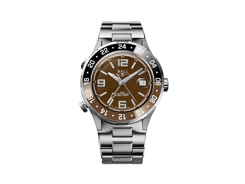 Reloj Automático Ball Roadmaster  Pilot GMT, 40 mm, LE, DG3038A-S5CJ-BR