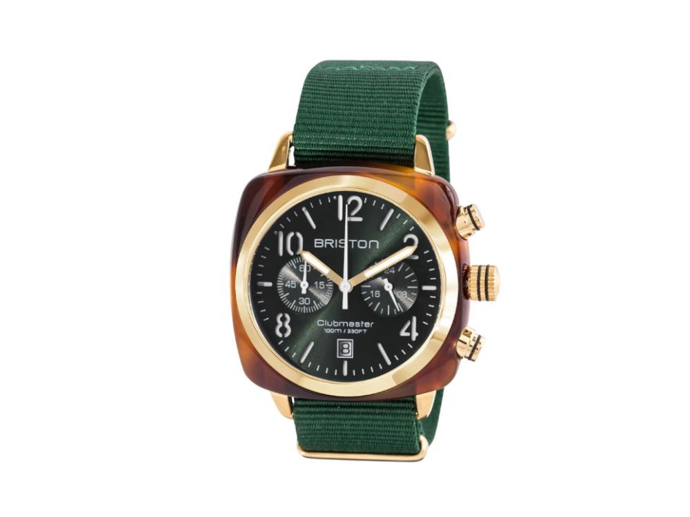 Reloj de Cuarzo Briston Clubmaster Classic, Verde, 40 mm, 15140.PYA.T.10.NBG