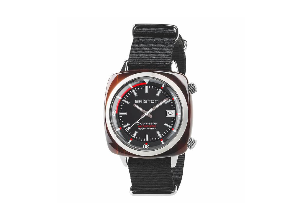 Reloj Automático Briston Clubmaster Diver, Negro, 42 mm, 17642.SA.TD.1.NB