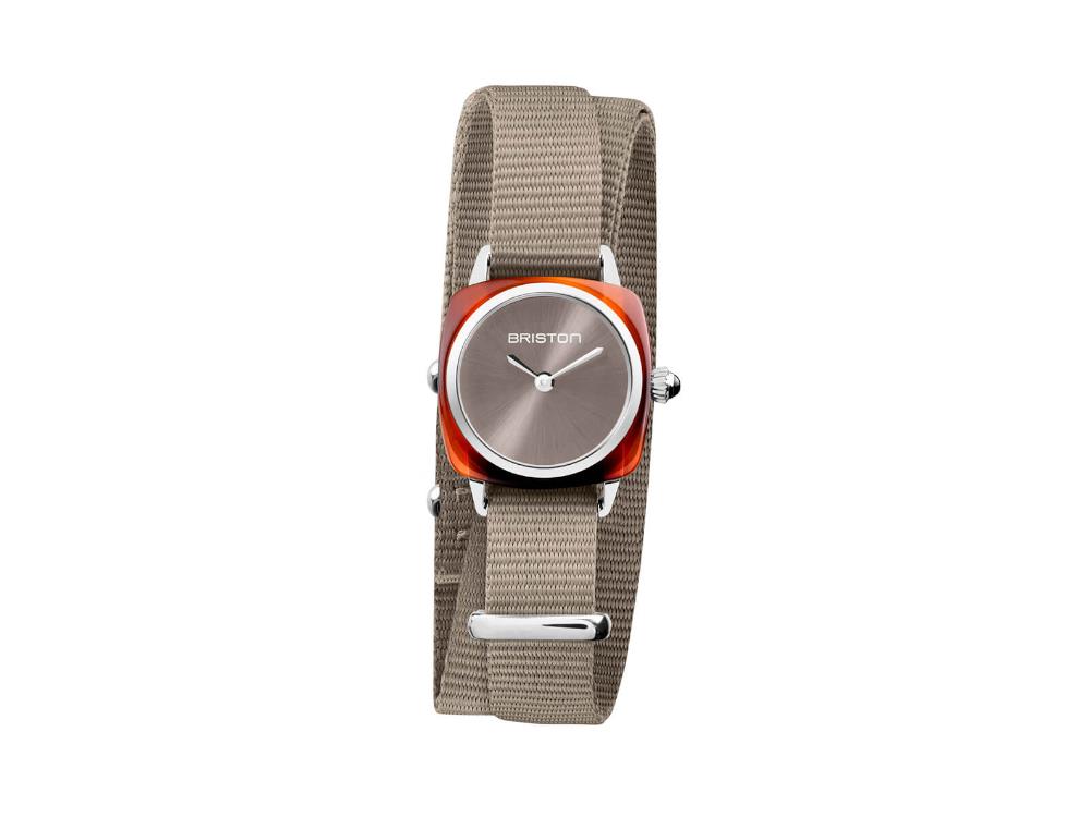 Reloj de Cuarzo Briston Clubmaster Lady, Gris, 24mm, 21924.PRA.T.30.NT