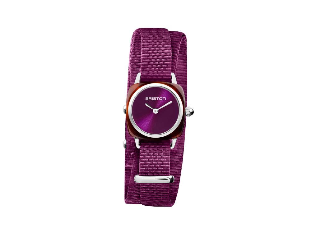 Reloj de Cuarzo Briston Clubmaster Lady, Violeta, 24 mm, 21924.SA.T.32.NC