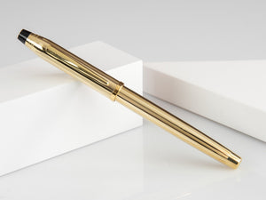 Pluma Estilográfica Cross Century II, Oro 10K laminado, Bañado Oro 23K