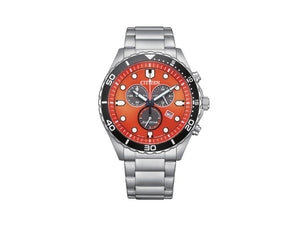 Reloj de Cuarzo Citizen OF Chrono Sporty Aqua, Naranja, 43 mm, AT2560-84X