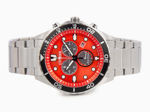 Reloj de Cuarzo Citizen OF Chrono Sporty Aqua, Naranja, 43 mm, AT2560-84X