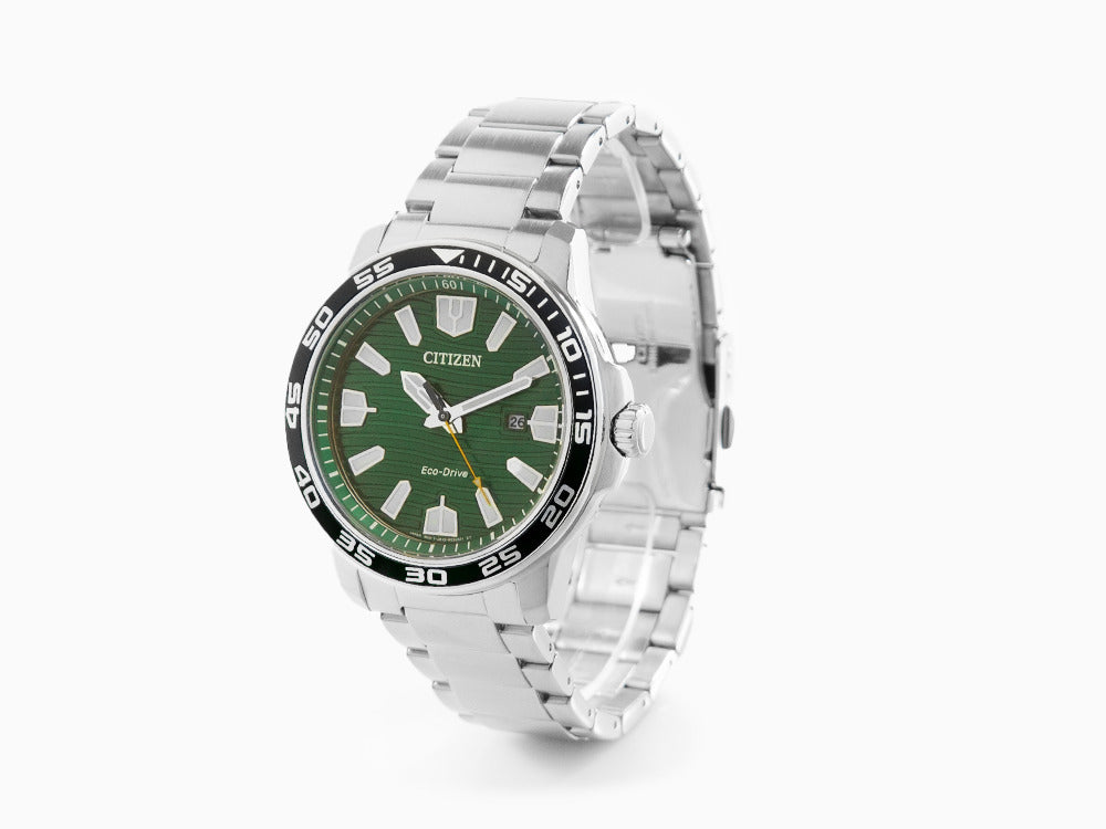 Reloj de Cuarzo Citizen OF, Verde, 45,5mm, 10 atm, AW1526-89X