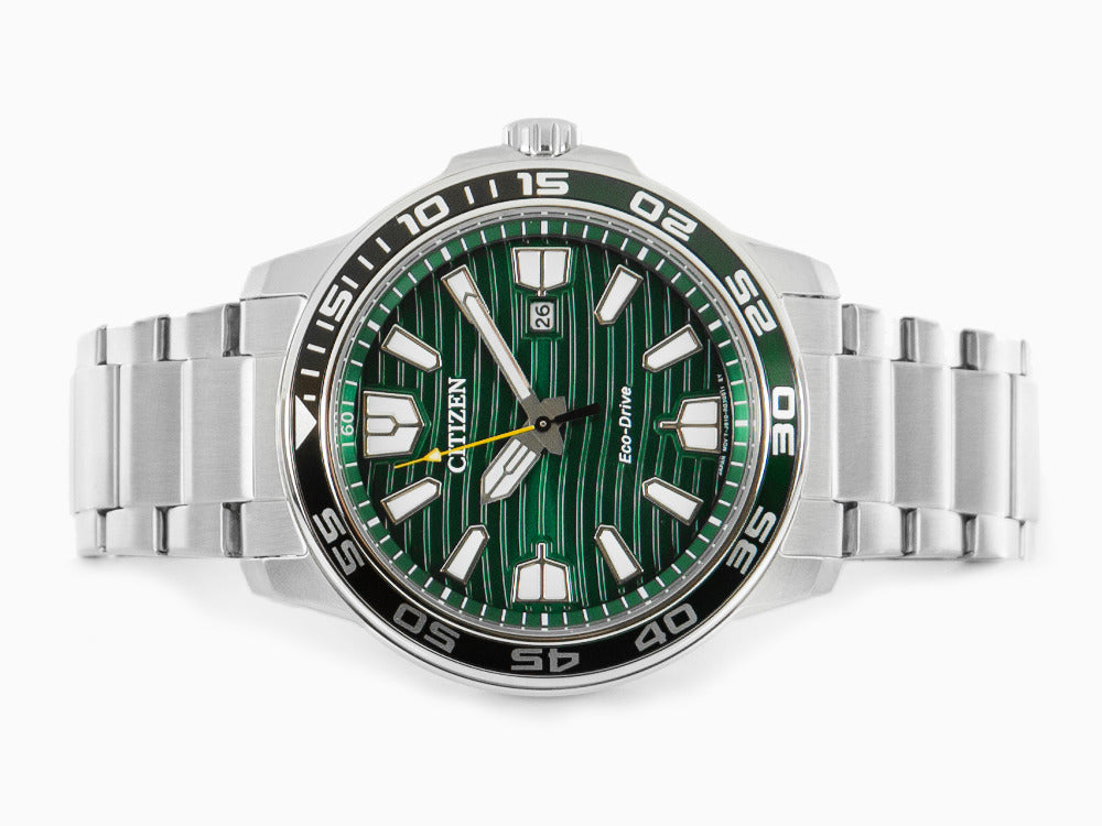 Reloj de Cuarzo Citizen OF, Verde, 45,5mm, 10 atm, AW1526-89X