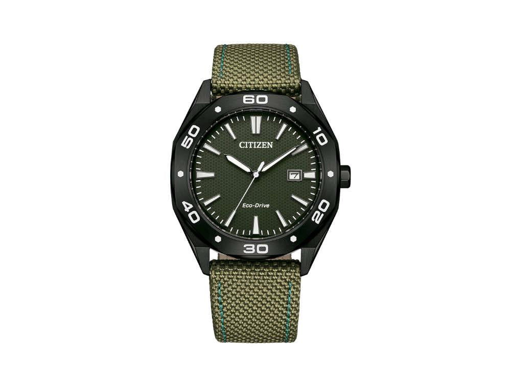 Reloj de Cuarzo Citizen OF Active Sport, Verde, 41 mm, Nylon, 10 atm, BM7635-01X