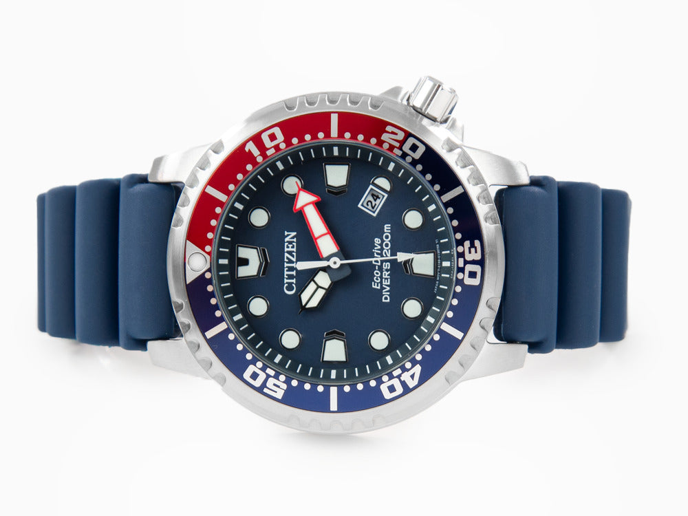 Reloj de Cuarzo Citizen Promaster, 44 mm, Azul, 20 atm, BN0168-06L