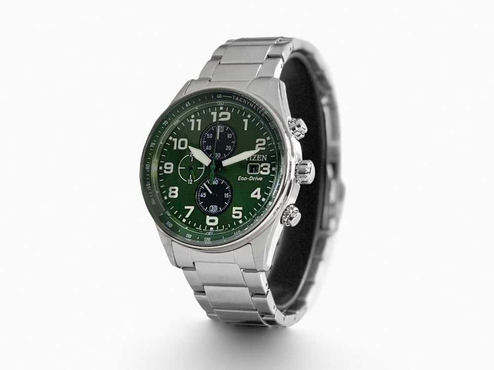 Reloj de Cuarzo Citizen OF, Verde, 43 mm, 10 atm, CA0770-72X