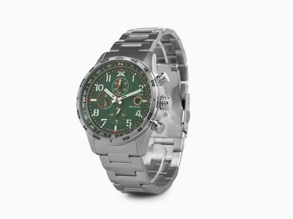 Reloj de Cuarzo Citizen OF, Verde, 43 mm, 10 atm, CA0797-84X