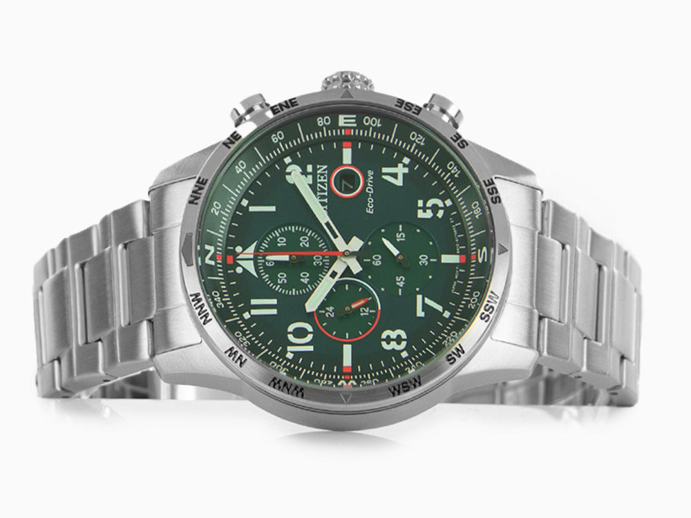 Reloj de Cuarzo Citizen OF, Verde, 43 mm, 10 atm, CA0797-84X