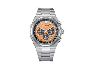 Reloj de Cuarzo Citizen Super Titanium Chrono, 42.5 mm, Salmón, CA4610-85Z