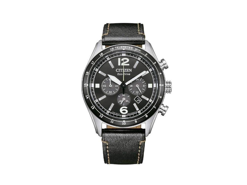 Reloj de Cuarzo Citizen OF Crono, Negro, 43 mm, 10 atm, CA4654-04E