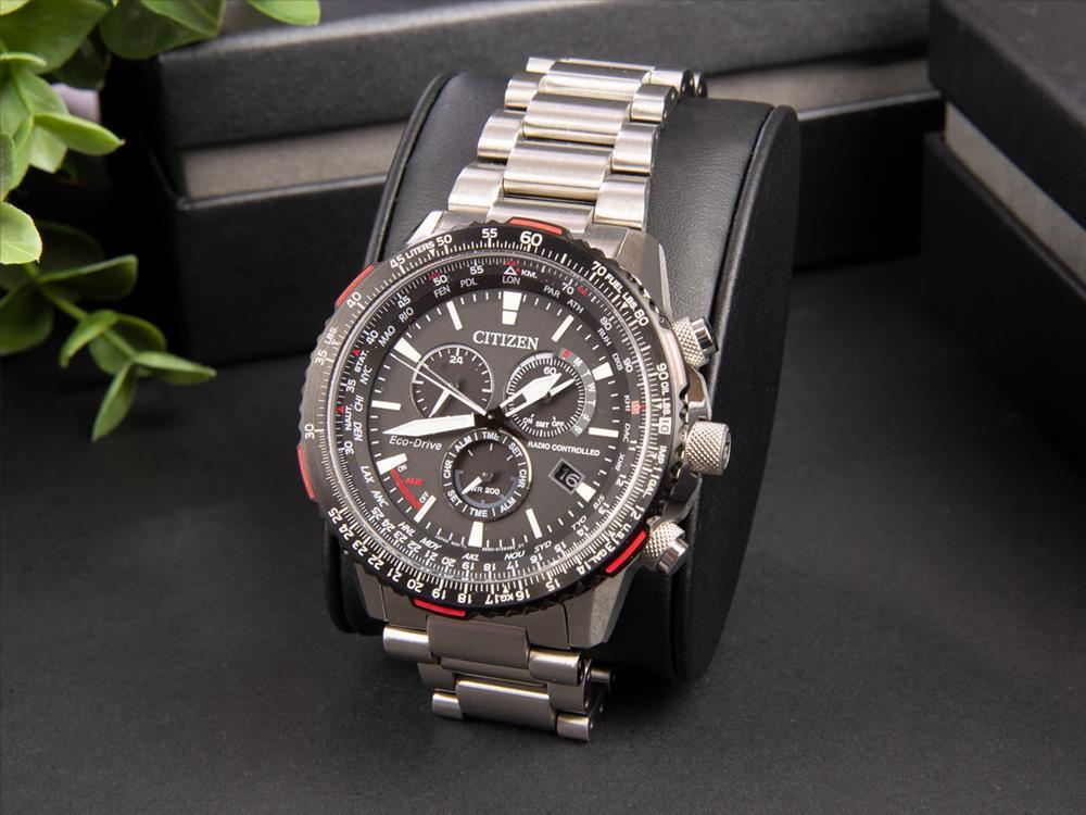 Reloj de Cuarzo Citizen Radio Controlled, ECO DRIVE, 45 mm, Negro, CB5001-57E