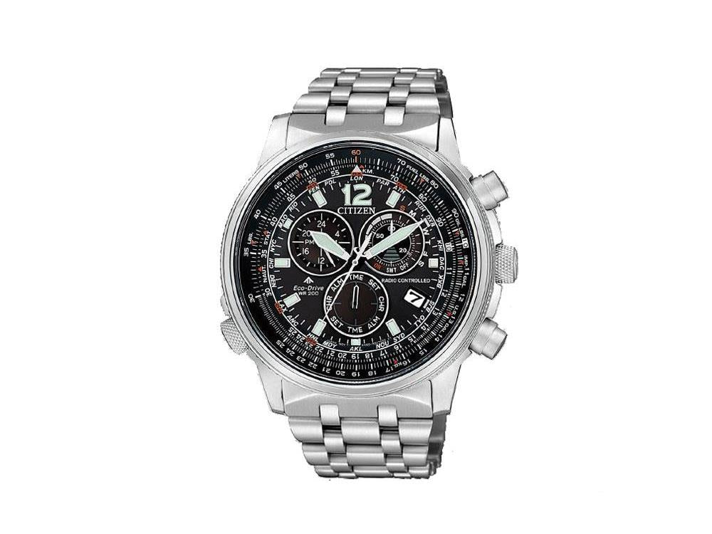 Reloj de Cuarzo Citizen Radio Controlled, ECO DRIVE, 43,8mm, Negro, CB5860-86E