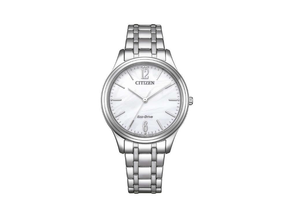 Reloj de Cuarzo Citizen OF Lady Elegance, Blanco, 34 mm, 5 atm , EM0411-71A