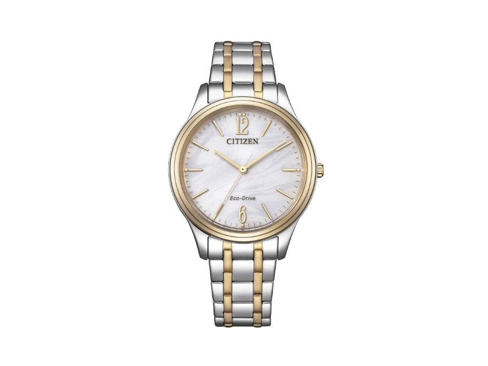 Reloj de Cuarzo Citizen OF Lady Elegance, Blanco, 34 mm, 5 atm , EM0416-78A