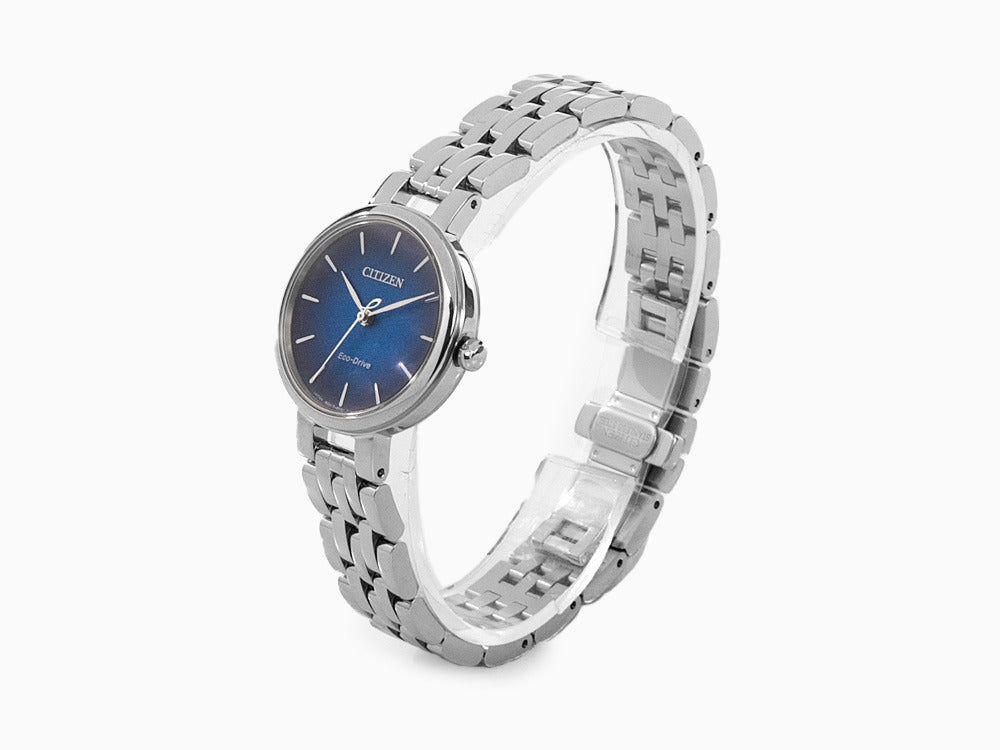 Reloj de Cuarzo Citizen Lady, Eco Drive E031, 27.7 mm, Azul, EM0990-81L