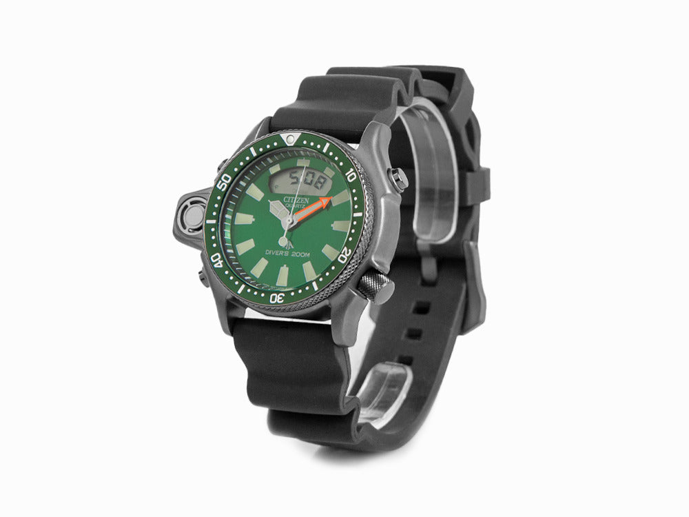 Reloj Citizen Promaster Aqualand I, Verde, Ed. Especial, JP2007-17X