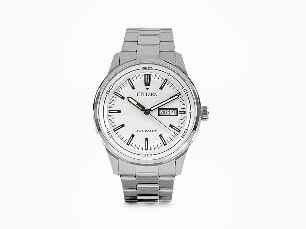 Reloj Automático Citizen OF, Citizen 8200, 42 mm, Blanco, 10 atm, NH8400-87A