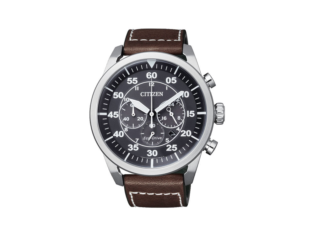 Reloj de Cuarzo Citizen OF, Eco Drive B620, 45 mm, Correa de piel, CA4210-16E