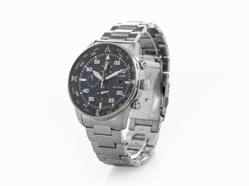 Reloj de Cuarzo Citizen OF Crono Aviator, Eco Drive B612, 44 mm, CA0690-88L