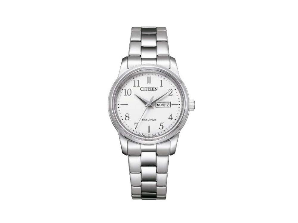 Reloj de Cuarzo Citizen OF Lady, Eco Drive E001, 30 mm, Blanco, EW3260-84A