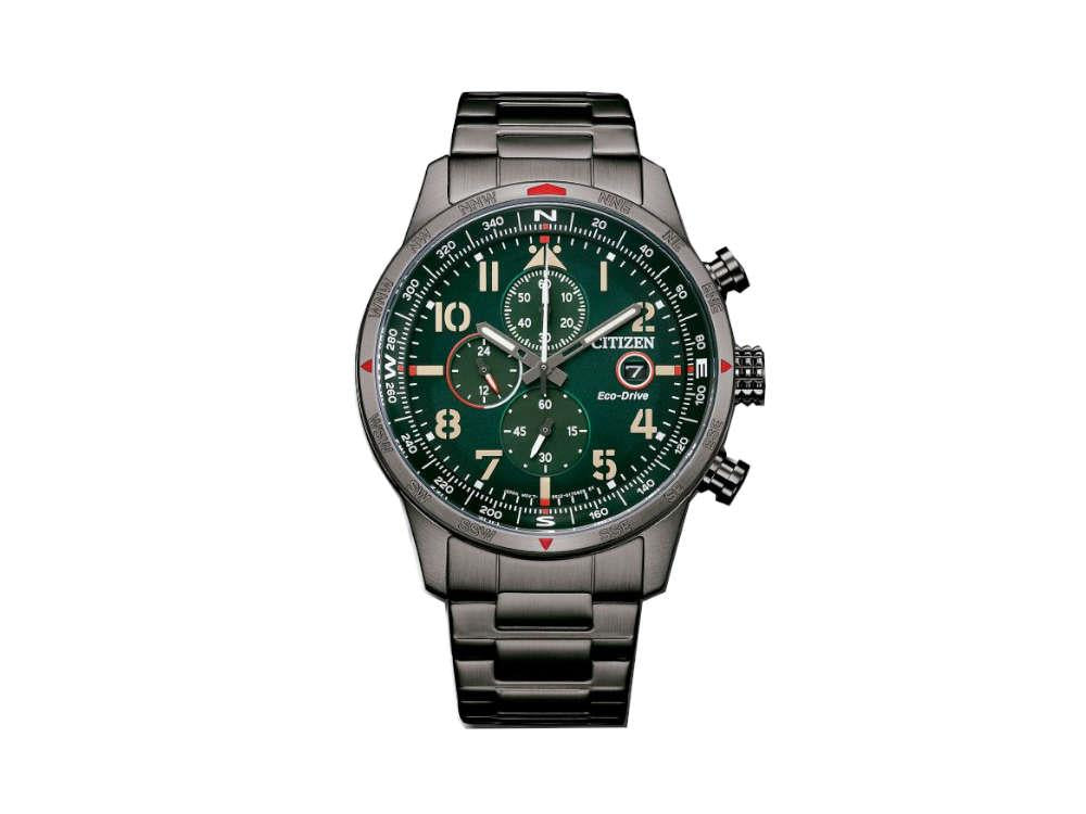 Reloj de Cuarzo Citizen OF, Verde, 43 mm, 10 atm, CA0797-84X